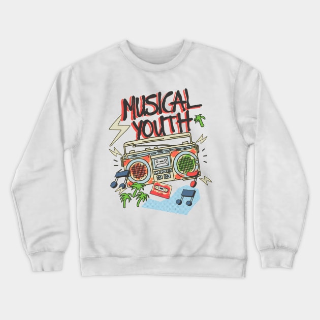 musical youth Crewneck Sweatshirt by barbados